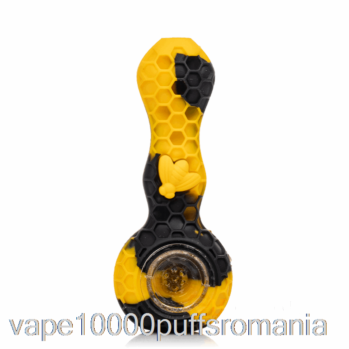 Vape Romania Stratus Bee Silicon Lingura Sol (negru/galben)